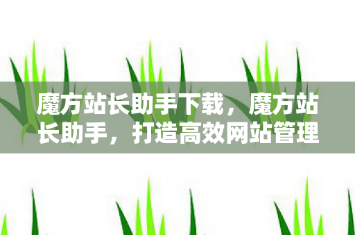 魔方站长助手下载，魔方站长助手，打造高效网站管理的秘密武器