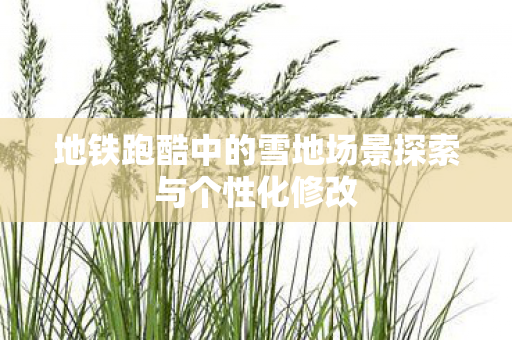 地铁跑酷中的雪地场景探索与个性化修改