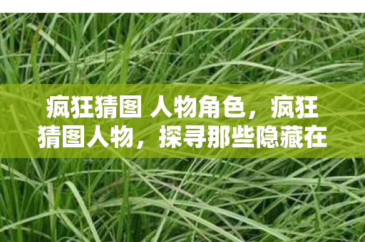 疯狂猜图 人物角色,疯狂猜图人物,探寻那些隐藏在图片中的传奇身影 疯狂猜图 人物角色,疯狂猜图人物,探寻那些隐藏在图片中的传奇身影