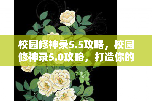 校园修神录5.5攻略，校园修神录5.0攻略，打造你的校园传奇