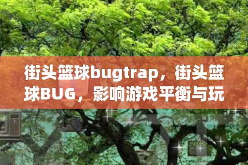 街头篮球bugtrap,街头篮球BUG,影响游戏平衡与玩家体验 街头篮球bugtrap,街头篮球BUG,影响游戏平衡与玩家体验