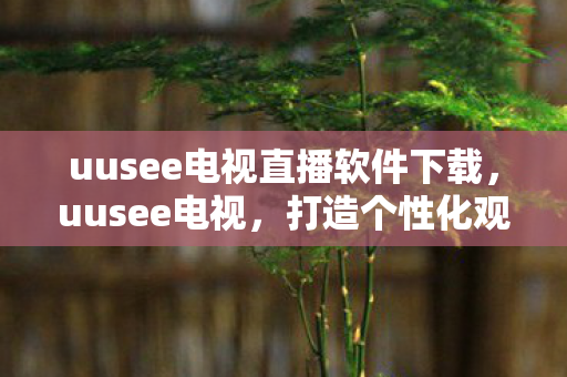 uusee电视直播软件下载，uusee电视，打造个性化观影体验，开启智能生活新篇章
