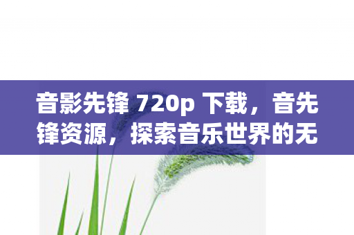 音影先锋 720p 下载,音先锋资源,探索音乐世界的无限可能 音影先锋 720p 下载,音先锋资源,探索音乐世界的无限可能