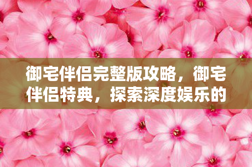 御宅伴侣完整版攻略,御宅伴侣特典,探索深度娱乐的无限可能 御宅伴侣完整版攻略,御宅伴侣特典,探索深度娱乐的无限可能