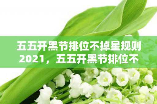五五开黑节排位不掉星规则2021,五五开黑节排位不掉星规则详解 五五开黑节排位不掉星规则2021,五五开黑节排位不掉星规则详解