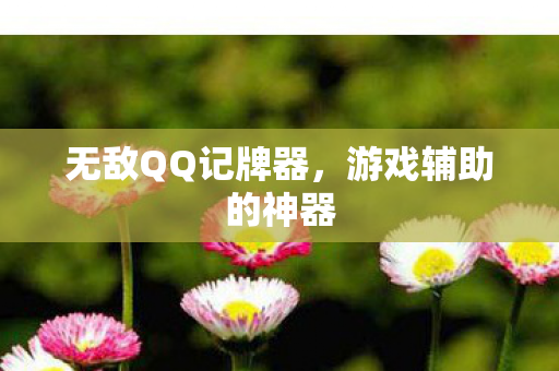 无敌QQ记牌器,游戏辅助的神器 无敌QQ记牌器,游戏辅助的神器