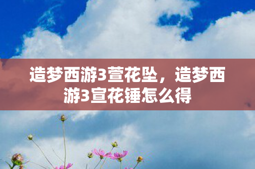 造梦西游3萱花坠,造梦西游3宣花锤怎么得 造梦西游3萱花坠,造梦西游3宣花锤怎么得