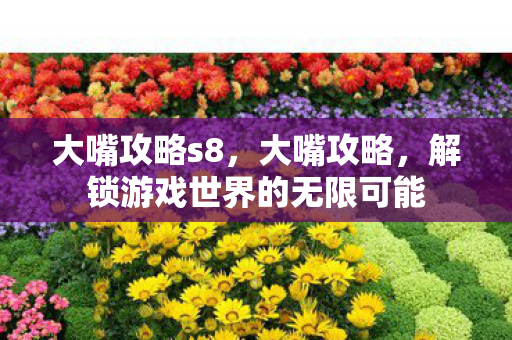 大嘴攻略s8,大嘴攻略,解锁游戏世界的无限可能 大嘴攻略s8,大嘴攻略,解锁游戏世界的无限可能