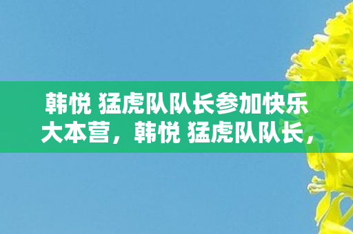 韩悦 猛虎队队长参加快乐大本营,韩悦 猛虎队队长,游戏世界的领航者 韩悦 猛虎队队长参加快乐大本营,韩悦 猛虎队队长,游戏世界的领航者