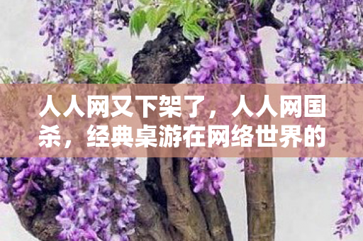 人人网又下架了,人人网国杀,经典桌游在网络世界的重生 人人网又下架了,人人网国杀,经典桌游在网络世界的重生
