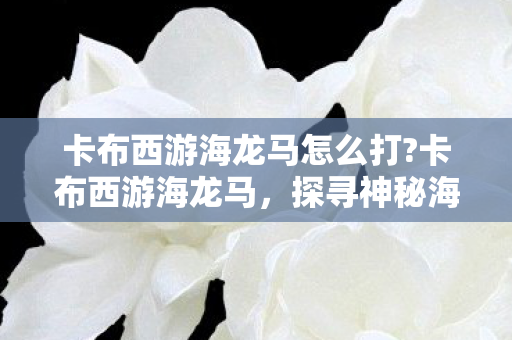 卡布西游海龙马怎么打?卡布西游海龙马，探寻神秘海洋的奇幻之旅