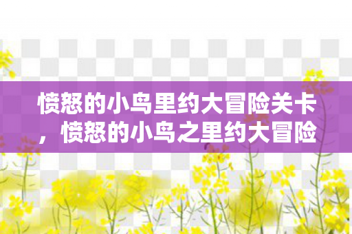 愤怒的小鸟里约大冒险关卡,愤怒的小鸟之里约大冒险攻略 愤怒的小鸟里约大冒险关卡,愤怒的小鸟之里约大冒险攻略