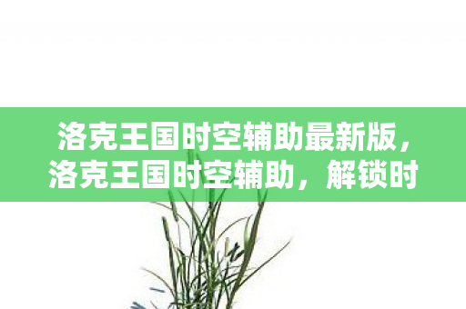 洛克王国时空辅助最新版,洛克王国时空辅助,解锁时空之旅的神奇工具 洛克王国时空辅助最新版,洛克王国时空辅助,解锁时空之旅的神奇工具