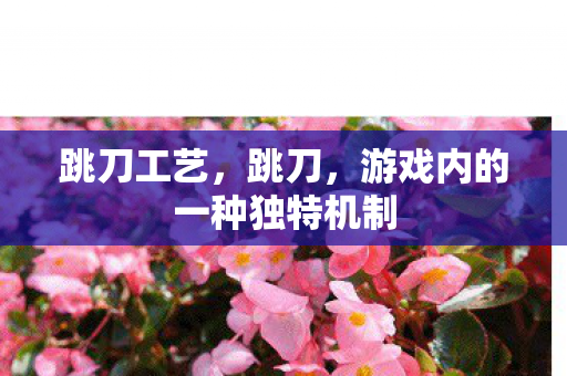 跳刀工艺,跳刀,游戏内的一种独特机制 跳刀工艺,跳刀,游戏内的一种独特机制