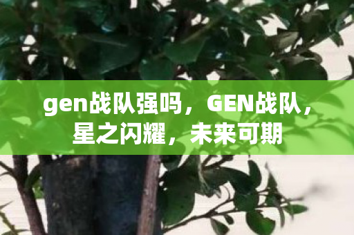 gen战队强吗,GEN战队,星之闪耀,未来可期 gen战队强吗,GEN战队,星之闪耀,未来可期