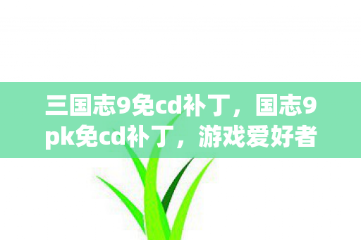 三国志9免cd补丁,国志9pk免cd补丁,游戏爱好者的福音 三国志9免cd补丁,国志9pk免cd补丁,游戏爱好者的福音