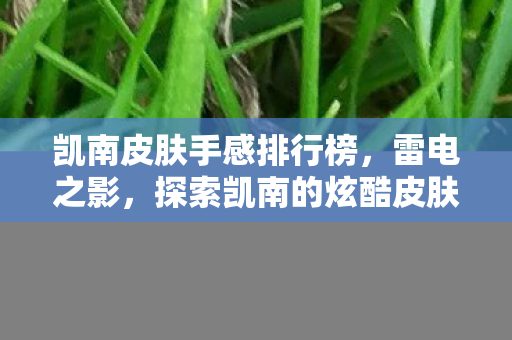 凯南皮肤手感排行榜,雷电之影,探索凯南的炫酷皮肤世界 凯南皮肤手感排行榜,雷电之影,探索凯南的炫酷皮肤世界