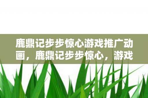 鹿鼎记步步惊心游戏推广动画，鹿鼎记步步惊心，游戏背后的故事与策略