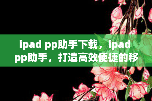 ipad pp助手下载,ipad pp助手,打造高效便捷的移动设备管理新体验 ipad pp助手下载,ipad pp助手,打造高效便捷的移动设备管理新体验