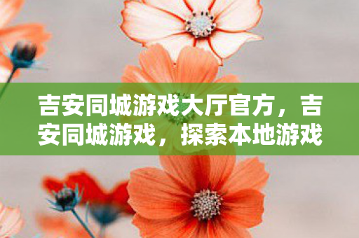 吉安同城游戏大厅官方，吉安同城游戏，探索本地游戏文化的魅力