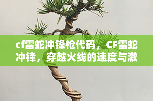 cf雷蛇冲锋枪代码,CF雷蛇冲锋,穿越火线的速度与激情 cf雷蛇冲锋枪代码,CF雷蛇冲锋,穿越火线的速度与激情