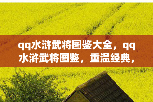 qq水浒武将图鉴大全,qq水浒武将图鉴,重温经典,探索武将传奇 qq水浒武将图鉴大全,qq水浒武将图鉴,重温经典,探索武将传奇
