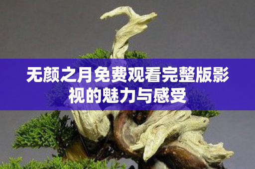无颜之月免费观看完整版影视的魅力与感受 无颜之月免费观看完整版影视的魅力与感受
