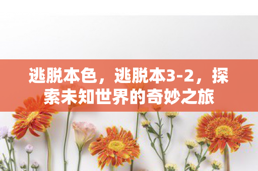 逃脱本色,逃脱本3-2,探索未知世界的奇妙之旅 逃脱本色,逃脱本3-2,探索未知世界的奇妙之旅