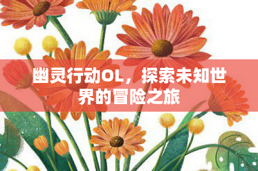 幽灵行动OL，探索未知世界的冒险之旅