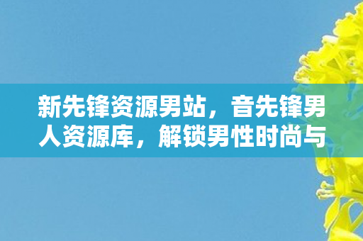 新先锋资源男站,音先锋男人资源库,解锁男性时尚与生活的无限可能 新先锋资源男站,音先锋男人资源库,解锁男性时尚与生活的无限可能