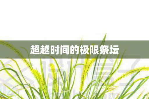 超越时间的极限祭坛 超越时间的极限祭坛