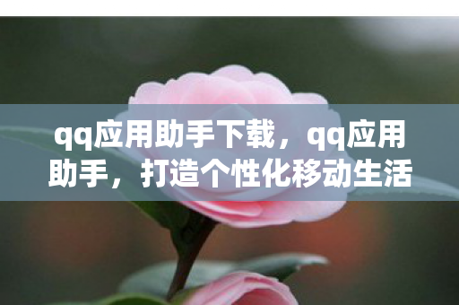 qq应用助手下载,qq应用助手,打造个性化移动生活的新利器 qq应用助手下载,qq应用助手,打造个性化移动生活的新利器