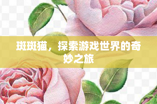 斑斑猫,探索游戏世界的奇妙之旅 斑斑猫,探索游戏世界的奇妙之旅