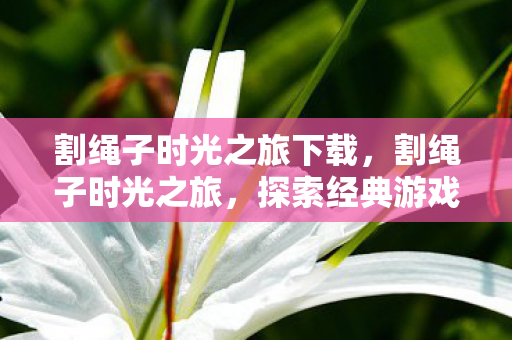 割绳子时光之旅下载,割绳子时光之旅,探索经典游戏的魅力与变迁 割绳子时光之旅下载,割绳子时光之旅,探索经典游戏的魅力与变迁