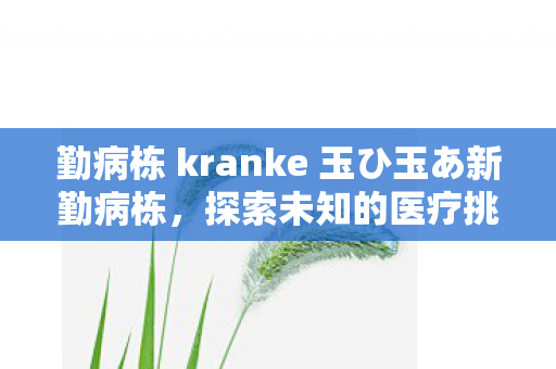 勤病栋 kranke 玉ひ玉あ新勤病栋,探索未知的医疗挑战 勤病栋 kranke 玉ひ玉あ新勤病栋,探索未知的医疗挑战