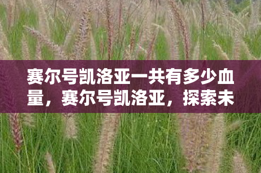 赛尔号凯洛亚一共有多少血量，赛尔号凯洛亚，探索未知，挑战极限