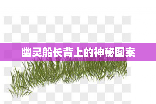 幽灵船长背上的神秘图案 幽灵船长背上的神秘图案