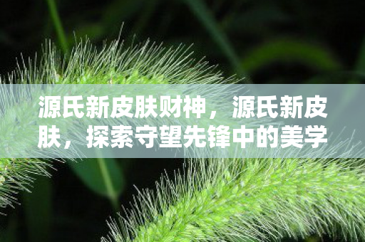 源氏新皮肤财神，源氏新皮肤，探索守望先锋中的美学与战斗新境界