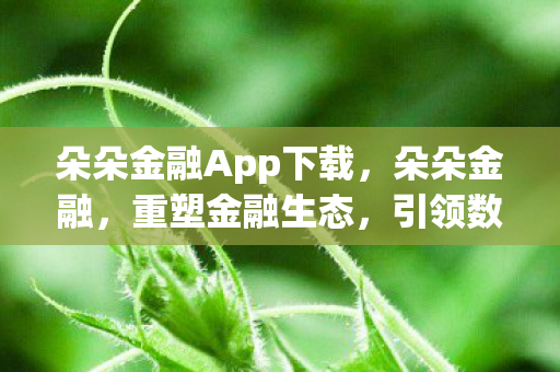 朵朵金融App下载,朵朵金融,重塑金融生态,引领数字时代新潮流 朵朵金融App下载,朵朵金融,重塑金融生态,引领数字时代新潮流
