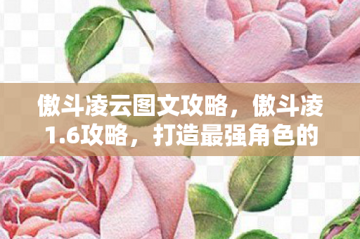 傲斗凌云图文攻略,傲斗凌1.6攻略,打造最强角色的全面指南 傲斗凌云图文攻略,傲斗凌1.6攻略,打造最强角色的全面指南