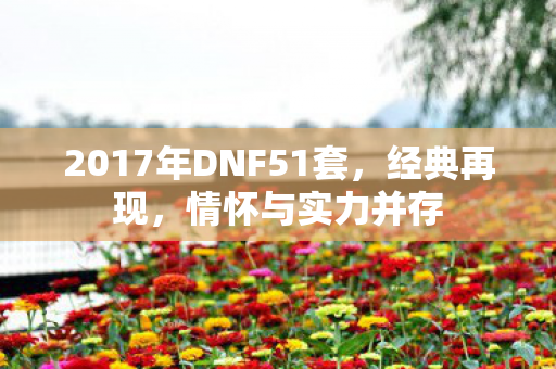 2017年DNF51套,经典再现,情怀与实力并存 2017年DNF51套,经典再现,情怀与实力并存