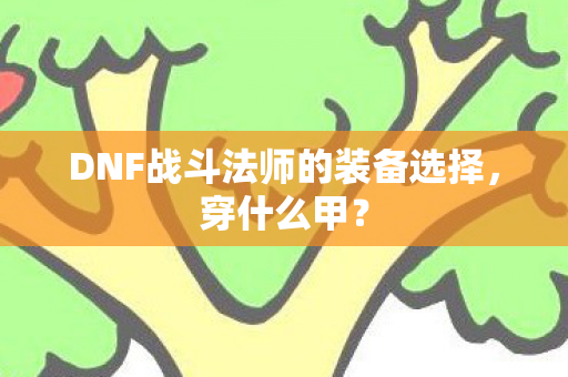 DNF战斗法师的装备选择,穿什么甲? DNF战斗法师的装备选择,穿什么甲?