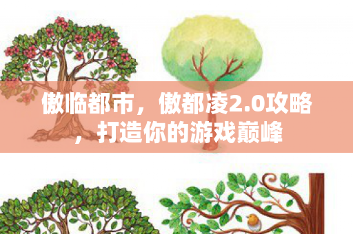 傲临都市，傲都凌2.0攻略，打造你的游戏巅峰
