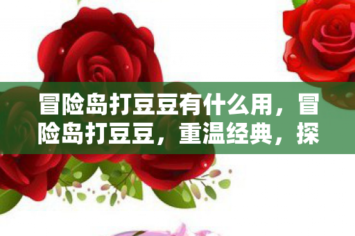 冒险岛打豆豆有什么用，冒险岛打豆豆，重温经典，探索无限乐趣