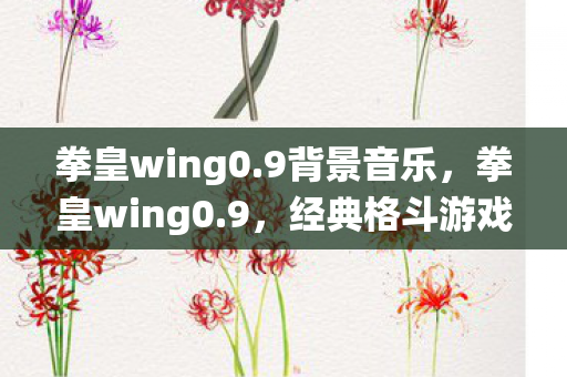 拳皇wing0.9背景音乐,拳皇wing0.9,经典格斗游戏的全新演绎 拳皇wing0.9背景音乐,拳皇wing0.9,经典格斗游戏的全新演绎