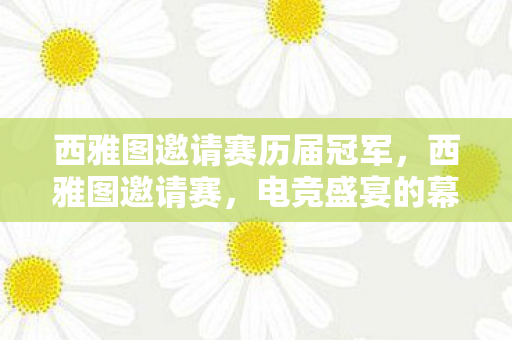 西雅图邀请赛历届冠军，西雅图邀请赛，电竞盛宴的幕后揭秘