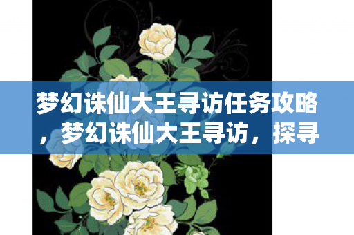 梦幻诛仙大王寻访任务攻略，梦幻诛仙大王寻访，探寻经典背后的传奇故事
