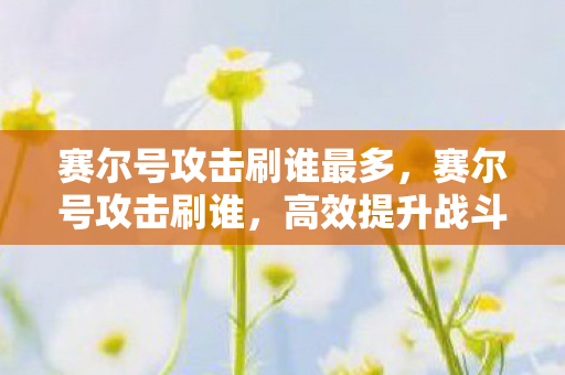 赛尔号攻击刷谁最多，赛尔号攻击刷谁，高效提升战斗力的策略指南