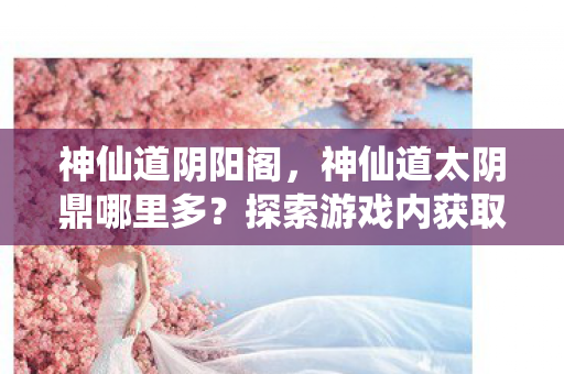 神仙道阴阳阁，神仙道太阴鼎哪里多？探索游戏内获取途径