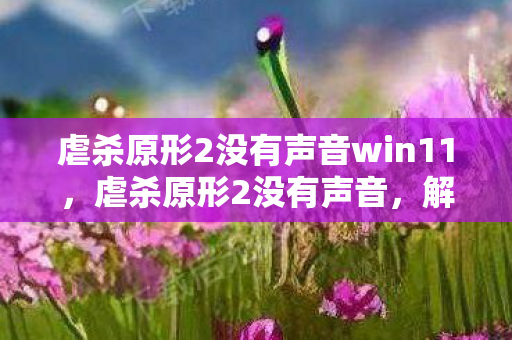 虐杀原形2没有声音win11，虐杀原形2没有声音，解决游戏音频问题的全面指南